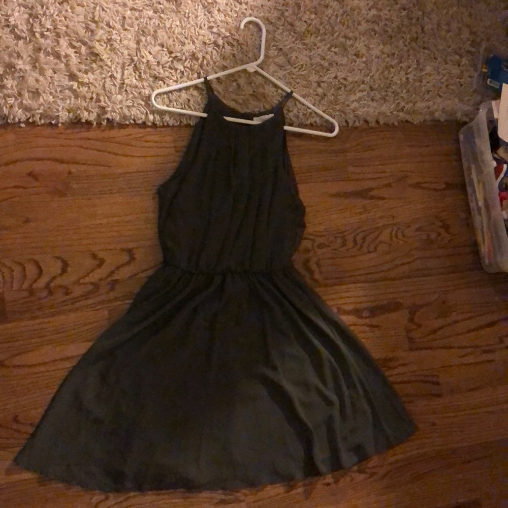 Lush olive green homecoming dress